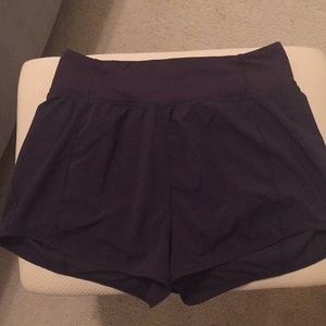 Purple lululemon shorts